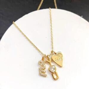 Kate Spade True Love You Me Us Pendant Necklace